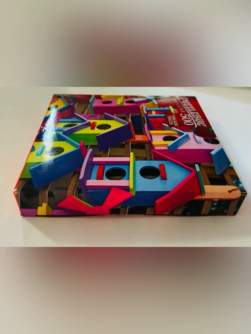 New “Vibrant Birdhouse Village” Puzzle 500 Pieces Puzzlebug DeLuxe 20” x 12”
